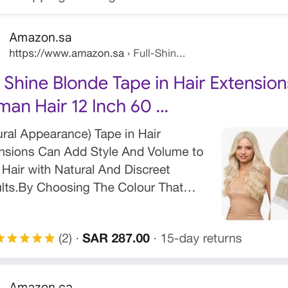 100% blonde human hair extensions